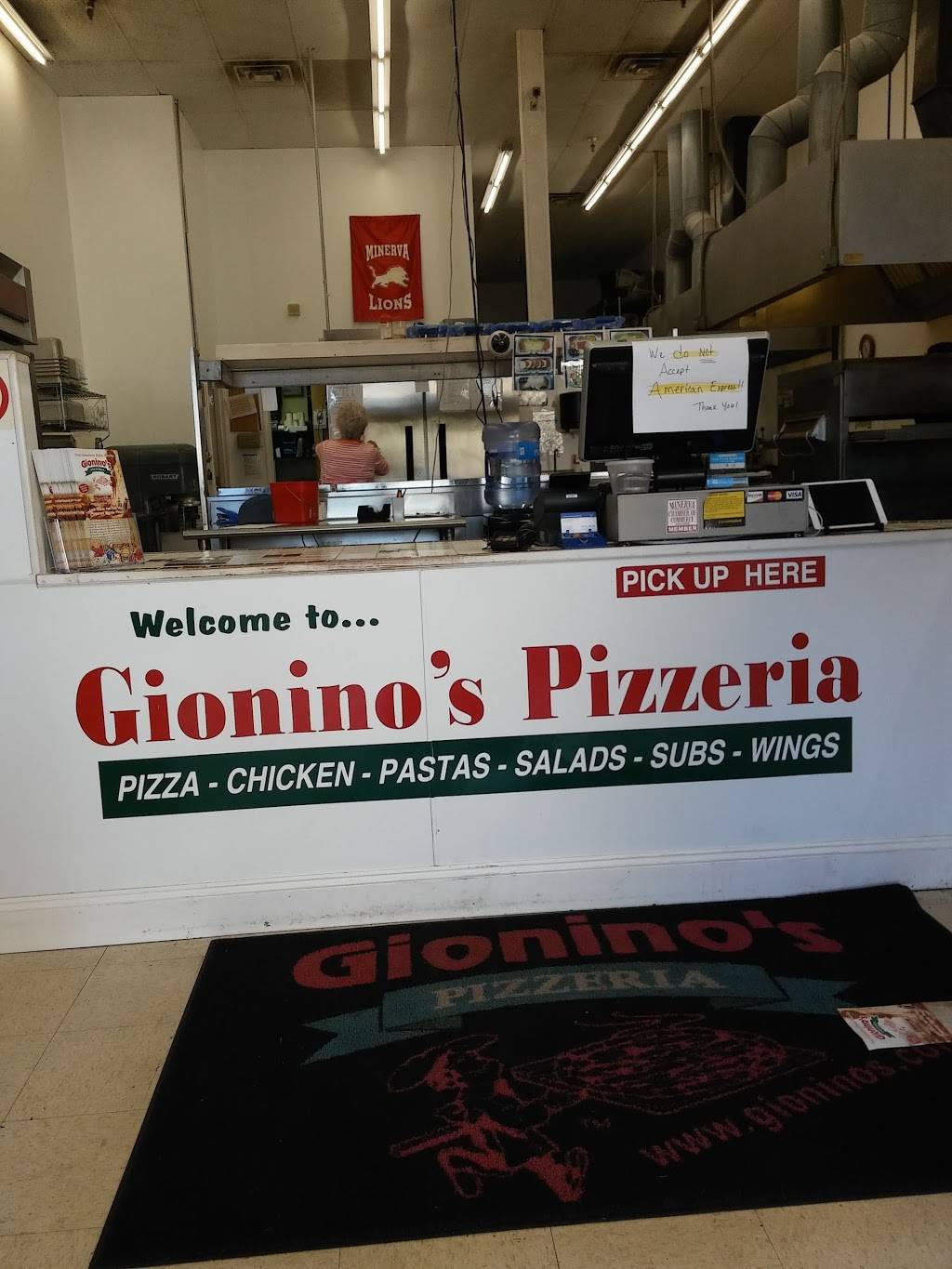 Gioninos Pizzeria | restaurant | 1145 Alliance Rd NW, Minerva, OH 44657, USA | 3308682525 OR +1 330-868-2525