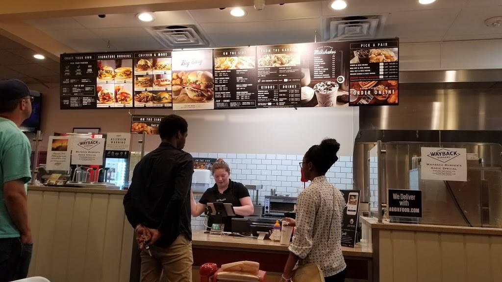 Wayback Burgers | restaurant | 3001 Wildflower Dr, Bryan, TX 77802, USA | 9797036623 OR +1 979-703-6623