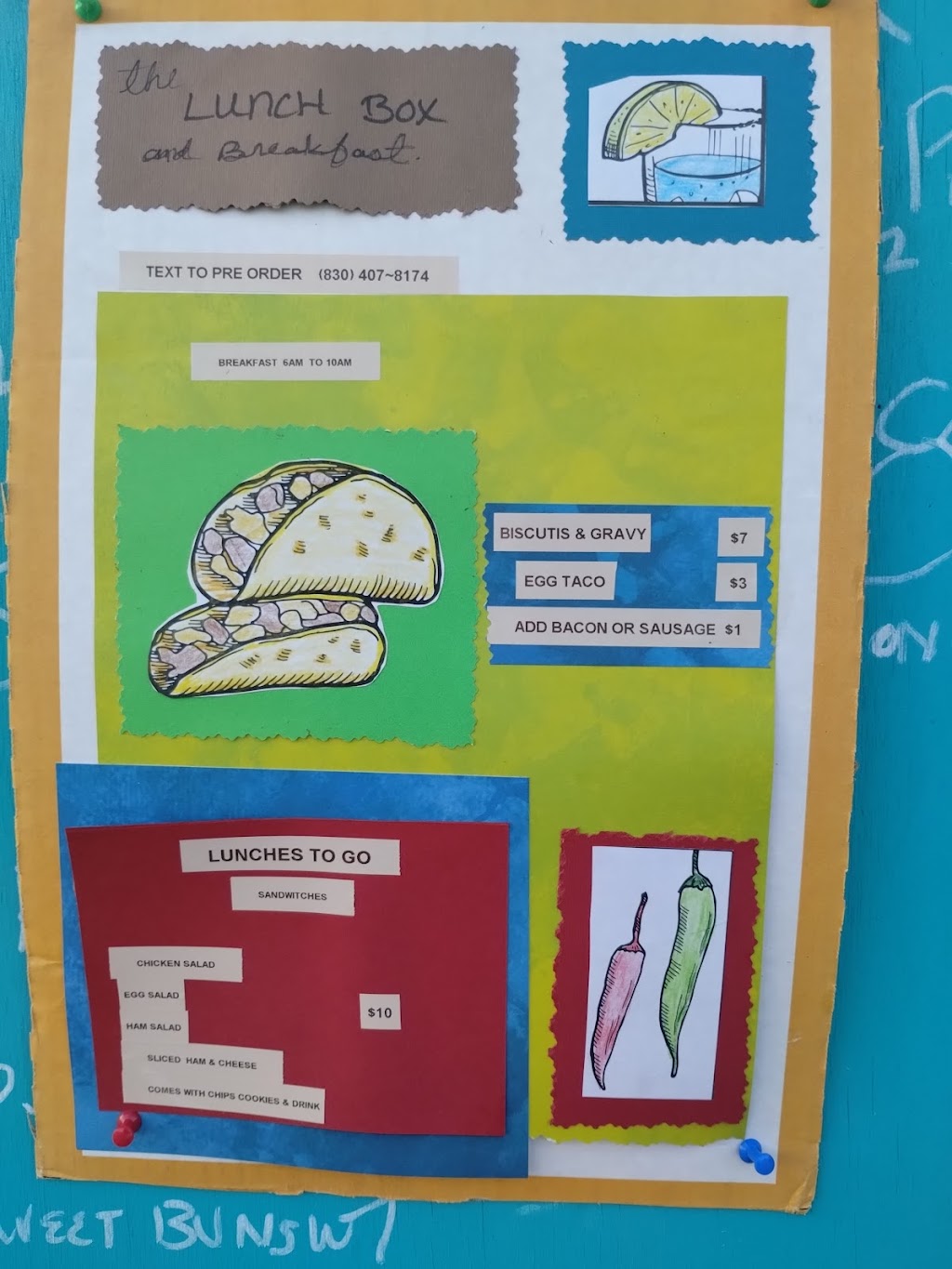 The lunch box | restaurant | 9030 FM1283, Lakehills, TX 78063, USA | 8304078174 OR +1 830-407-8174