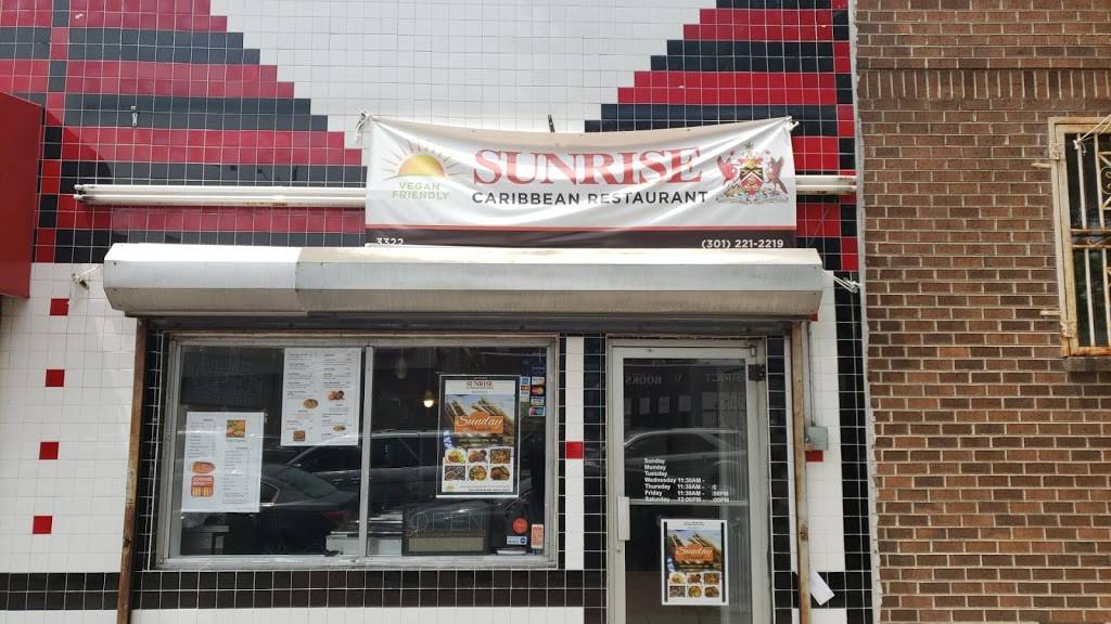 Sunrise Caribbean Restaurant | restaurant | 3322 Georgia Ave NW, Washington, DC 20010, USA | 2027334578 OR +1 202-733-4578