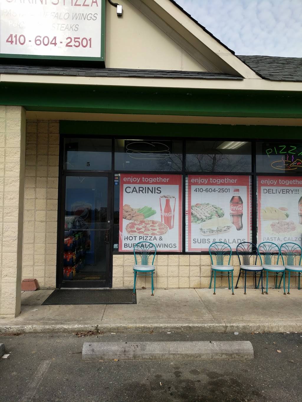 Carinis Pizza Subs & Pasta | restaurant | 356 Romancoke Rd Rt 8, Stevensville, MD 21666, USA | 4106042501 OR +1 410-604-2501