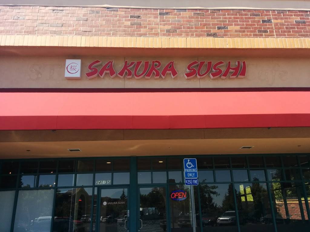 Sakura Sushi | restaurant | 2401 Waterman Blvd, Fairfield, CA 94534, USA | 7074285888 OR +1 707-428-5888