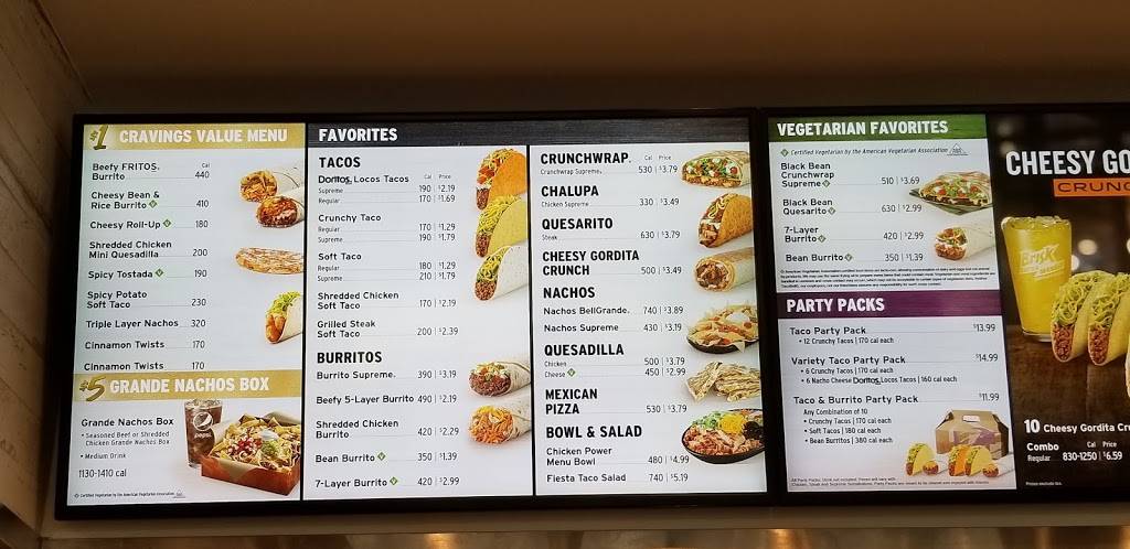 Taco Bell | meal takeaway | 926 Sheriden Dr, Carey, OH 43316, USA | 4193960186 OR +1 419-396-0186
