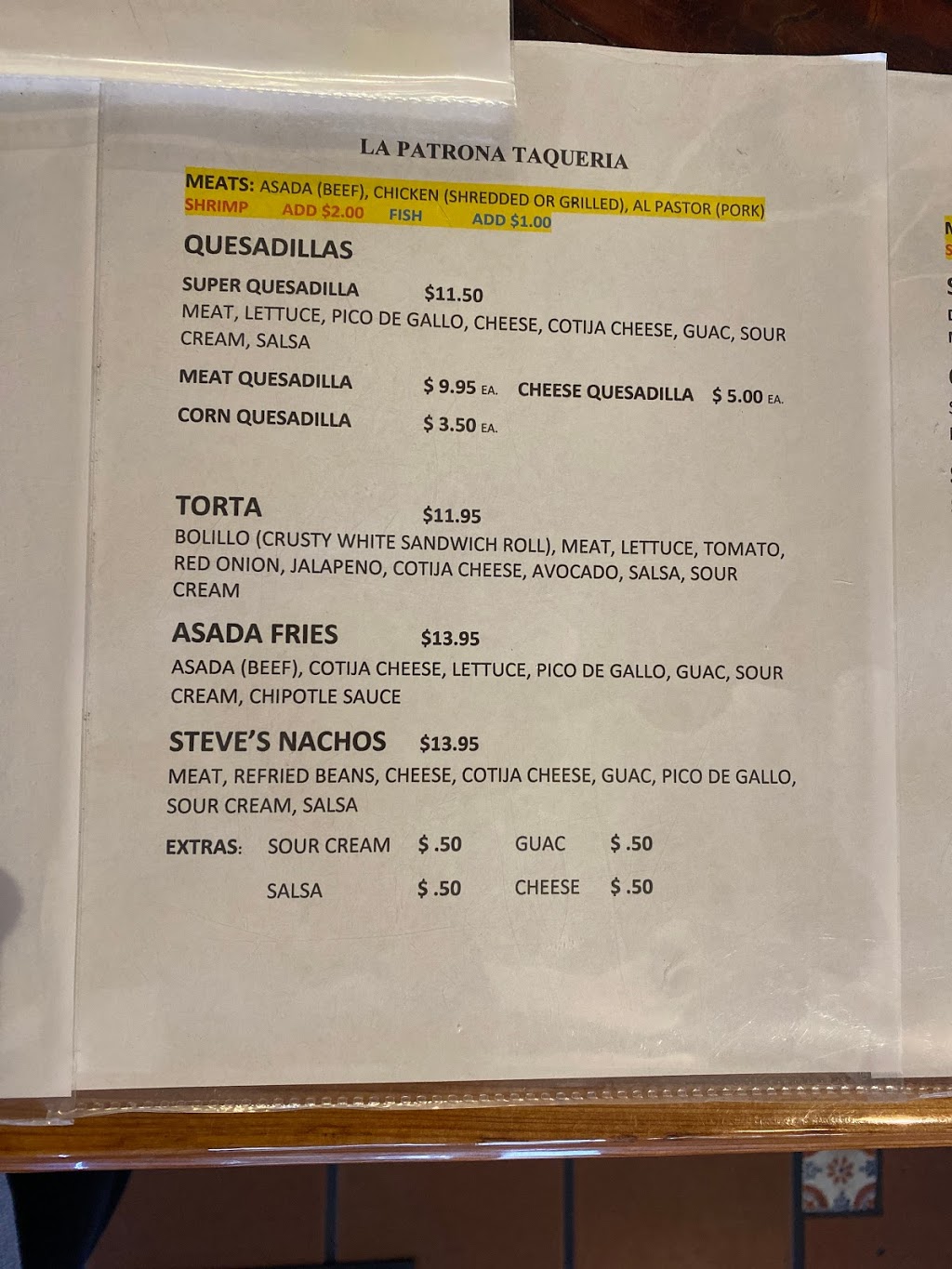 La Patrona Taqueria | restaurant | 500 CA-1 #246, Davenport, CA 95017, USA | 8312014533 OR +1 831-201-4533