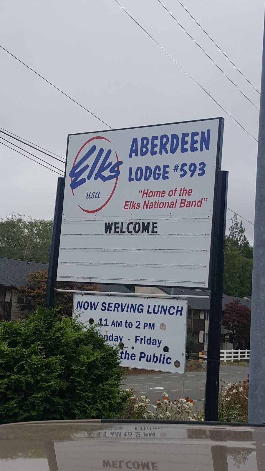 Aberdeen Elks Lodge #593 | restaurant | 1712 S Boone St, Aberdeen, WA 98520, USA | 3605322211 OR +1 360-532-2211