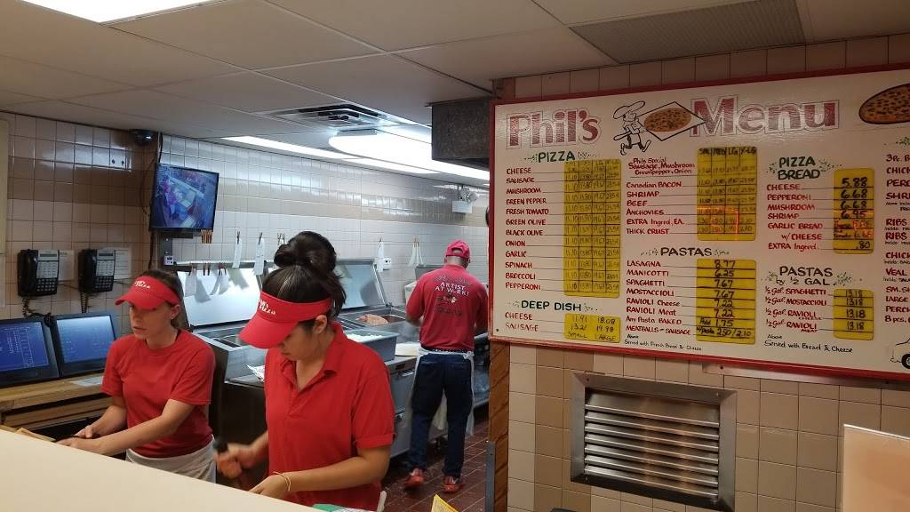 Phils Pizza | restaurant | 8932 Ridgeland Ave, Oak Lawn, IL 60453, USA | 7085994747 OR +1 708-599-4747