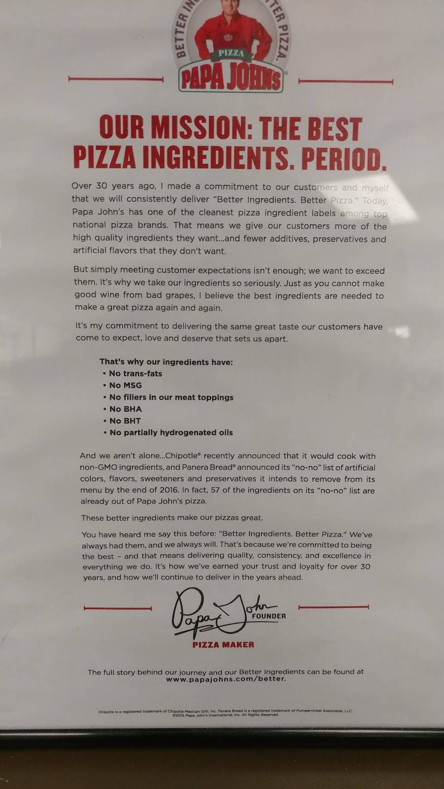 Papa Johns Pizza | restaurant | 506 Mercantile Pl Unit 106, Fort Mill, SC 29715, USA | 8035487272 OR +1 803-548-7272