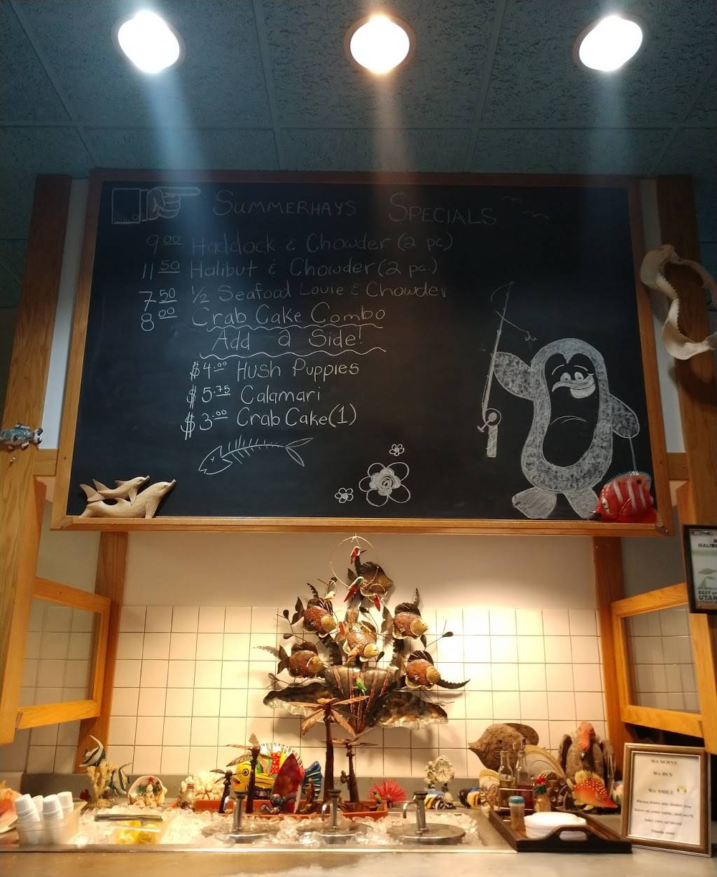 Summerhays Halibut and Chips | restaurant | 4870 Highland Dr, Holladay, UT 84117, USA | 8014249000 OR +1 801-424-9000