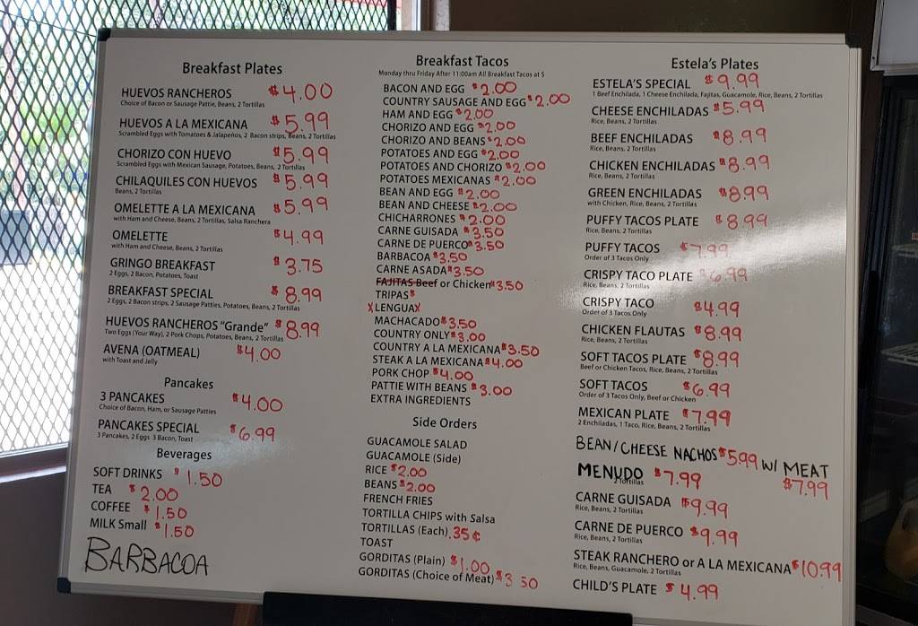 Comida de Estela | restaurant | 9756 Southton Rd, San Antonio, TX 78223, USA | 2109230717 OR +1 210-923-0717