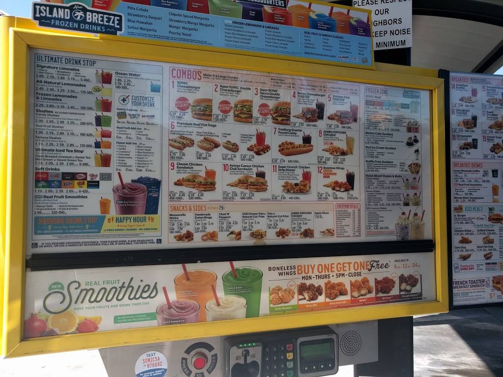 Sonic Drive-In | restaurant | 3531 S Fairview St, Santa Ana, CA 92704, USA | 7147544418 OR +1 714-754-4418