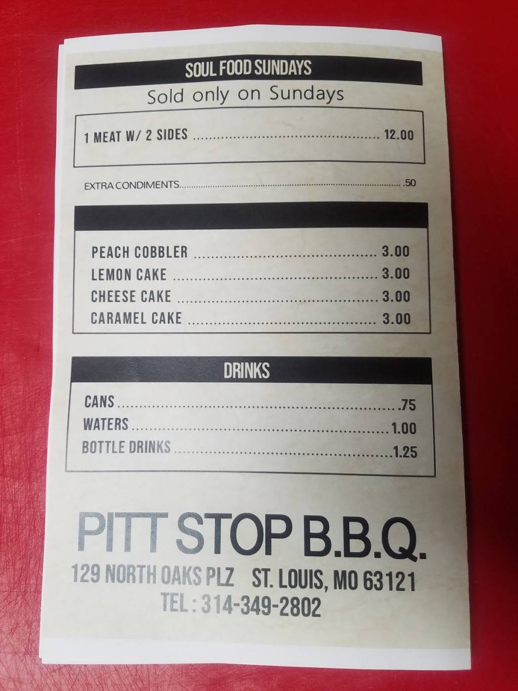 Motown Pit Stop | restaurant | 129 N Oaks Plaza, Northwoods, MO 63121, USA | 3143492802 OR +1 314-349-2802