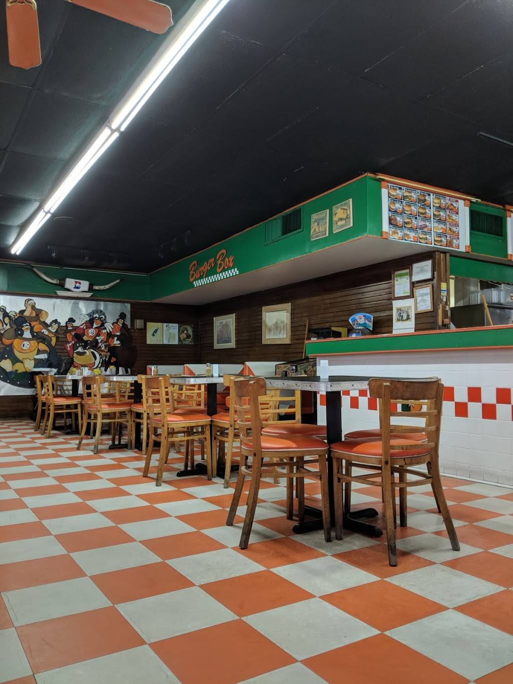 Burger Box | restaurant | 2520 W Park Row Dr, Pantego, TX 76013, USA | 8172771201 OR +1 817-277-1201