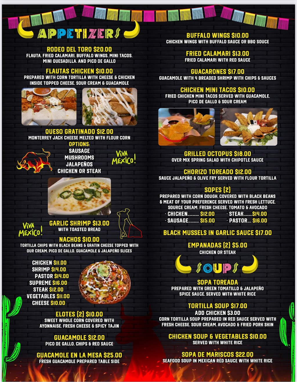 Al Toro Bar Restaurant | restaurant | 187 Hackensack St, Wood-Ridge, NJ 07075, USA | 8622433850 OR +1 862-243-3850