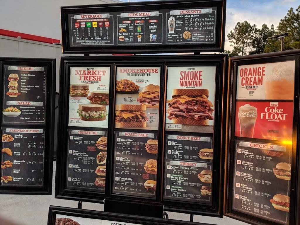 Arbys | restaurant | 1954 McCrays Mill Rd, Sumter, SC 29150, USA | 8037740040 OR +1 803-774-0040