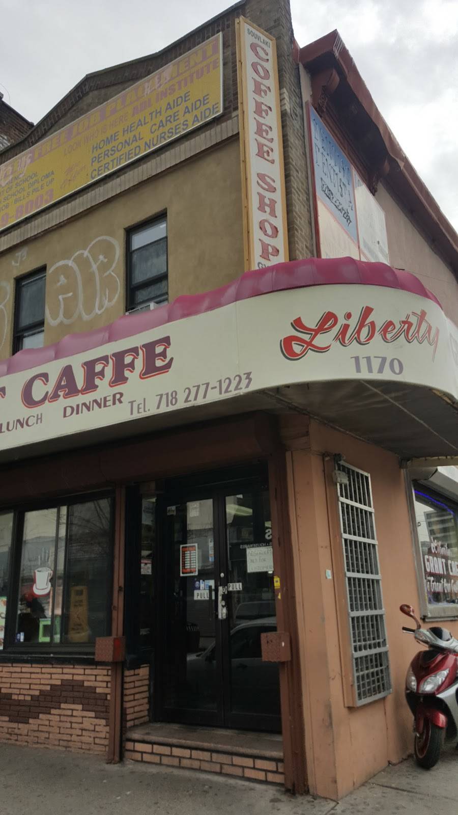 Liberty Grant Caffe | restaurant | 1170 Liberty Ave, Brooklyn, NY 11208, USA | 9177222589 OR +1 917-722-2589