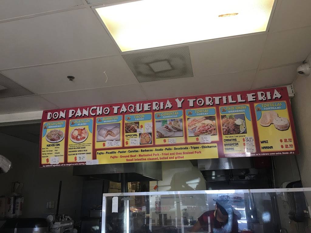 Don Pancho Tortilleria Y Taqueria | restaurant | 5159 Wichita St, Fort Worth, TX 76119, USA | 8175366266 OR +1 817-536-6266