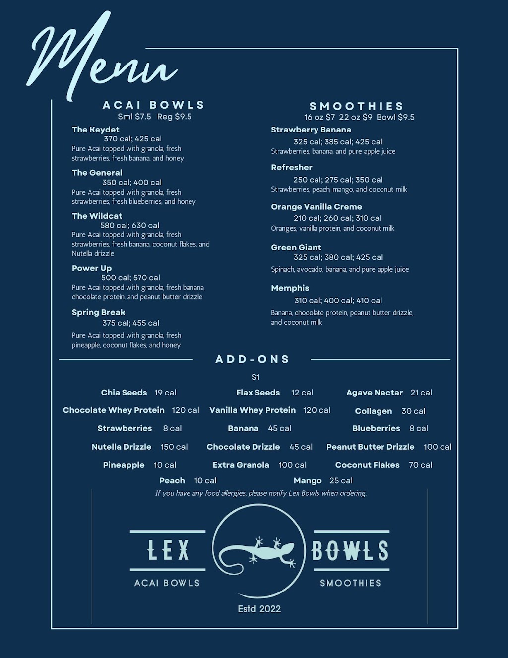 Lex Bowls | restaurant | 123 W Nelson St, Lexington, VA 24450, USA | 5403191227 OR +1 540-319-1227