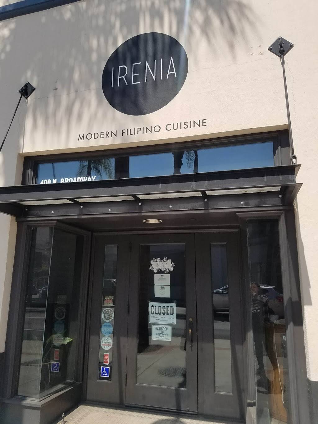 Irenia | restaurant | 400 N Broadway, Santa Ana, CA 92701, USA | 6572453466 OR +1 657-245-3466