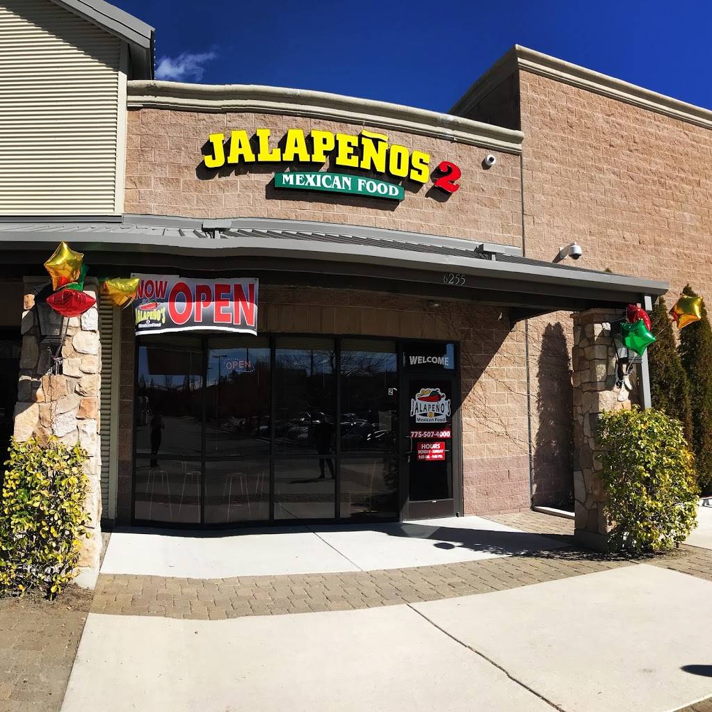 Jalapeños 2 | restaurant | 6255 Sharlands Ave Suite 2, Reno, NV 89523, USA | 7755074000 OR +1 775-507-4000
