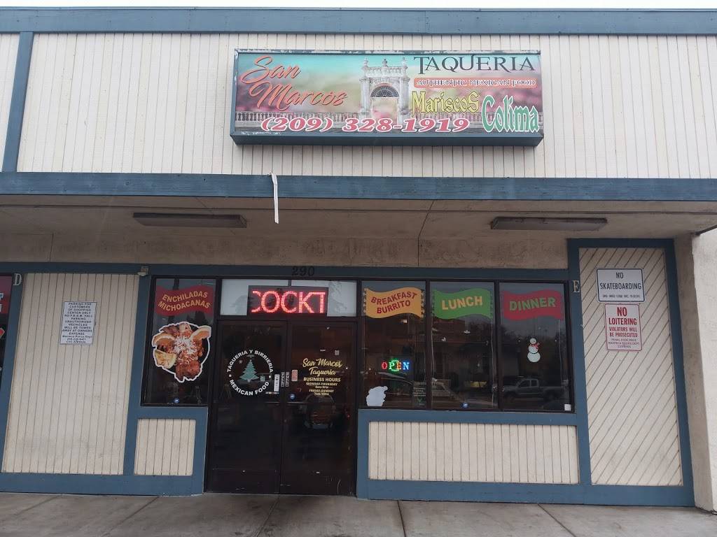 San Marcos Mexican Food | restaurant | 290 N Main St, Manteca, CA 95336, USA | 2093281919 OR +1 209-328-1919