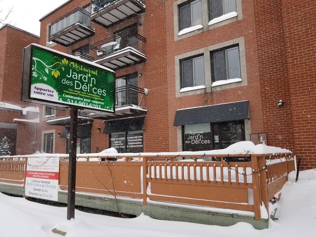Restaurant Jardin des Délices | restaurant | 3537 Rue Rachel E, Montréal, QC H1W 1A8, Canada | 5149036203 OR +1 514-903-6203