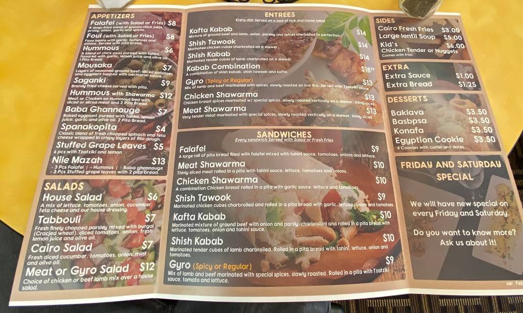 Little Cairo Cafe | restaurant | 20 W Main St, Carmel, IN 46032, USA | 3178536821 OR +1 317-853-6821