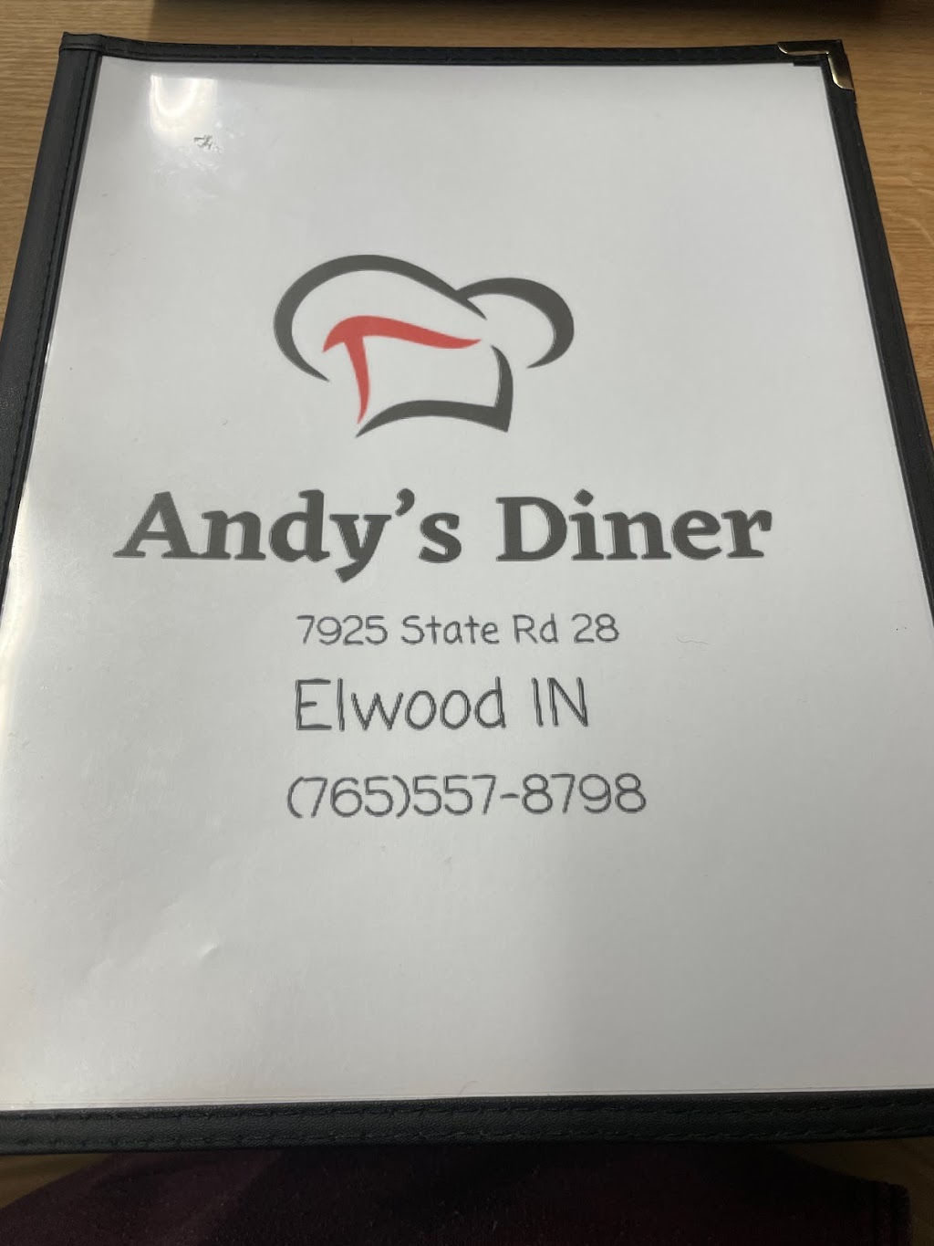 Andys Diner | restaurant | 7925 IN-28, Elwood, IN 46036, USA | 7655578798 OR +1 765-557-8798