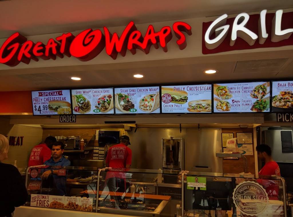 Great Wraps | restaurant | 231 Peachtree St, Atlanta, GA 30303, USA | 4045225337 OR +1 404-522-5337