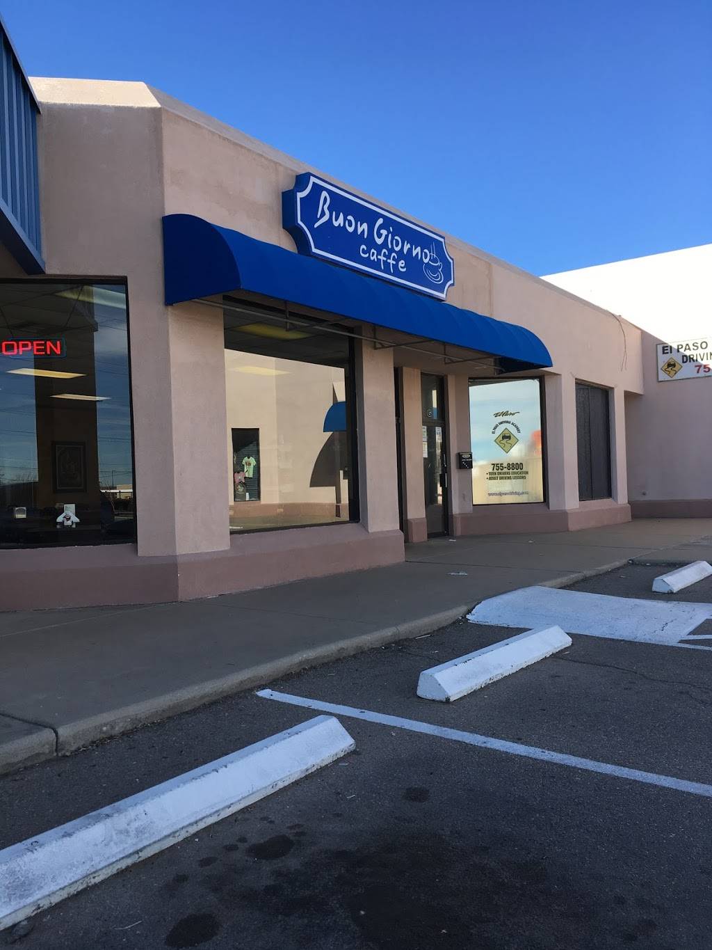 Buon Giorno Caffe | restaurant | 4727 Hondo Pass Dr # F, El Paso, TX 79904, USA | 9157518820 OR +1 915-751-8820