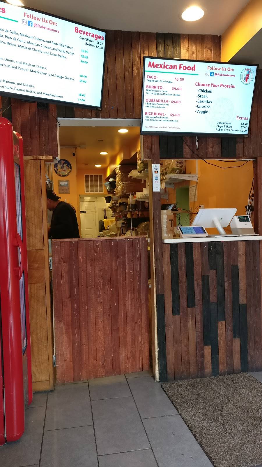 Rubens Mexican Food | meal takeaway | 1043 S Charles St, Baltimore, MD 21230, USA | 4435341667 OR +1 443-534-1667