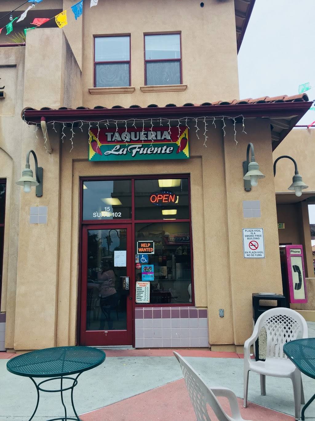 Taqueria La Fuente | restaurant | 15 E Beach St, Watsonville, CA 95076, USA | 8317280206 OR +1 831-728-0206