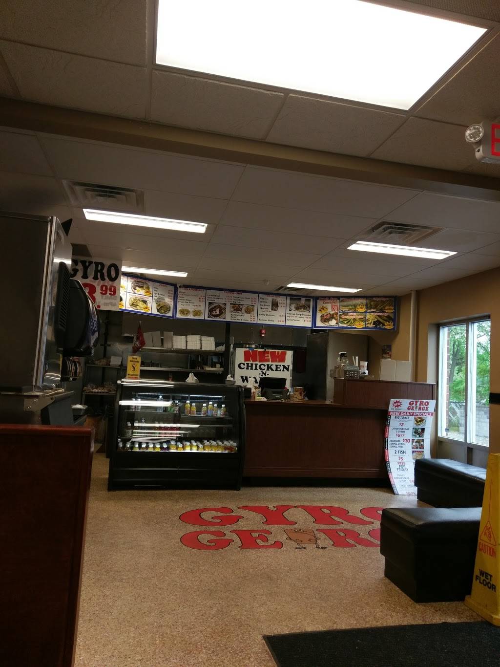Famous Gyro George | restaurant | 19505 Euclid Ave, Cleveland, OH 44117, USA | 2167380800 OR +1 216-738-0800