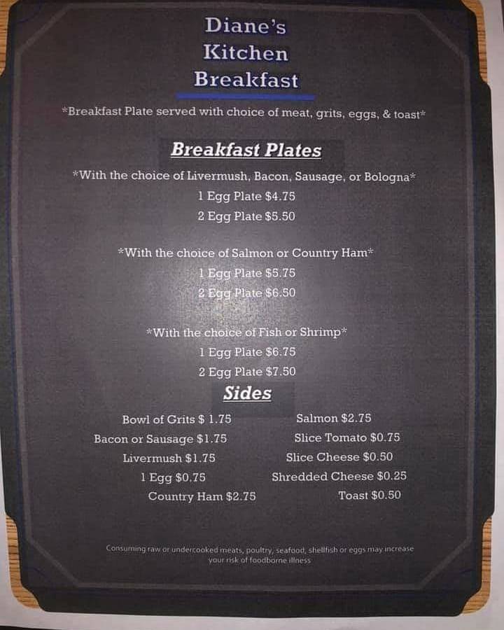 Dianes Kitchen | restaurant | 101 Ashford St, Chester, SC 29706, USA | 8033778414 OR +1 803-377-8414