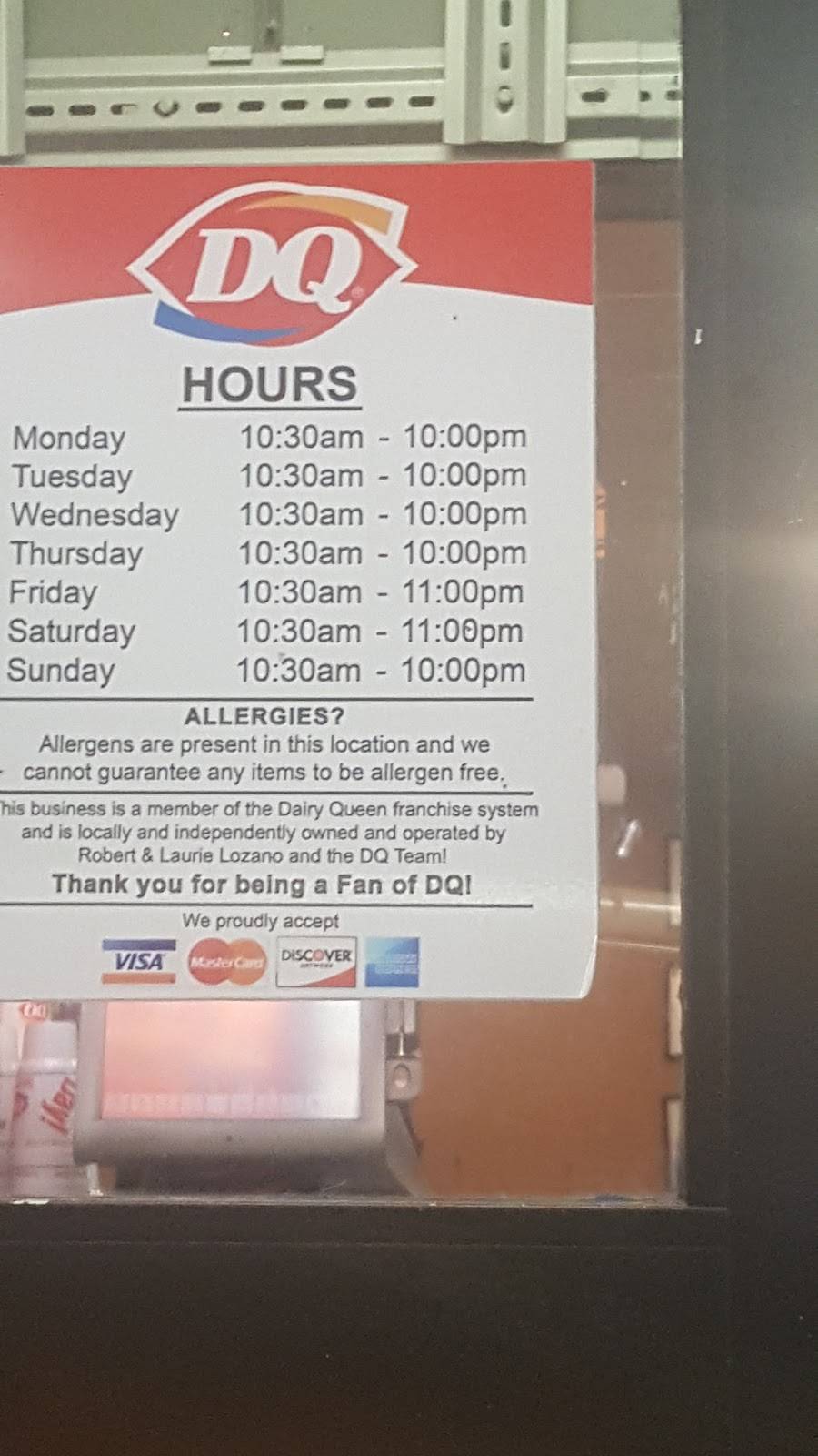 Dairy Queen | restaurant | 11101 Leopard St, Corpus Christi, TX 78410, USA | 3612422102 OR +1 361-242-2102