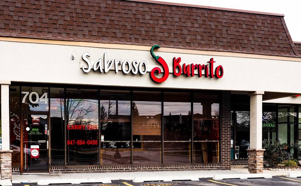 Sabroso Burrito | restaurant | 704 E Higgins Rd, Schaumburg, IL 60173, USA | 8478840498 OR +1 847-884-0498