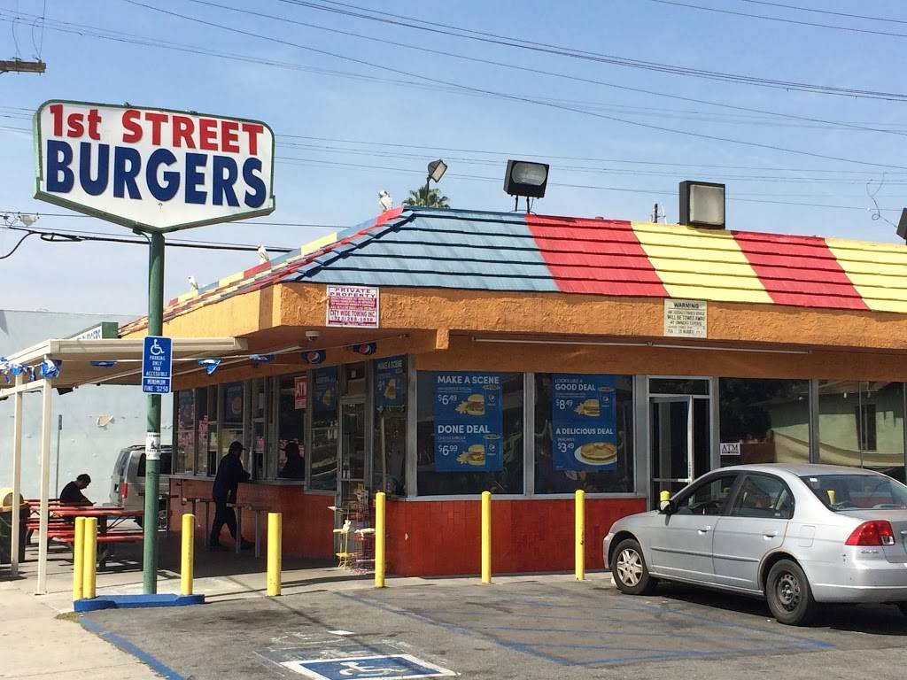 First Street Burgers | restaurant | 3737 E 1st St, Los Angeles, CA 90063, USA | 3232632496 OR +1 323-263-2496
