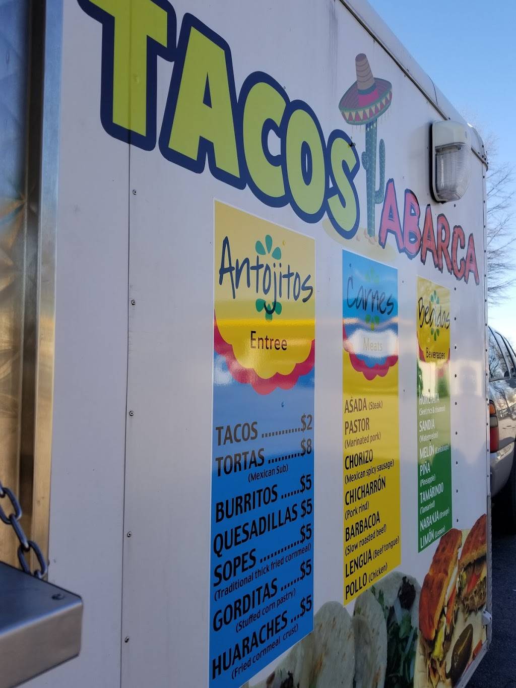 Tacos Abarca | restaurant | 6206-6242 Glenwood Ave, Raleigh, NC 27612, USA | 9195911622 OR +1 919-591-1622