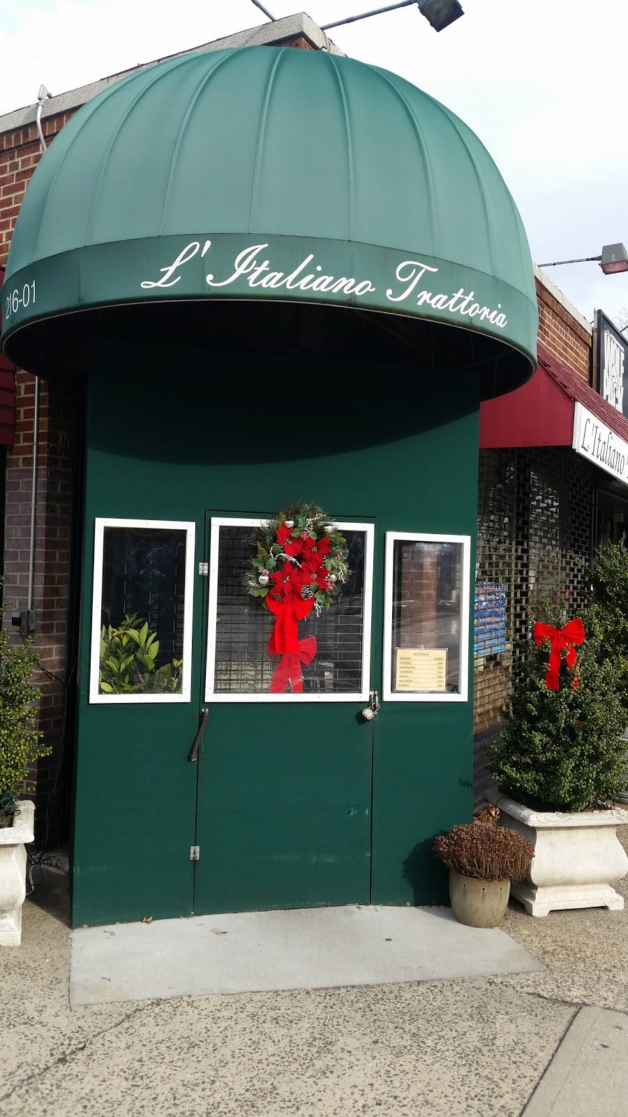 LItaliano Trattoria | restaurant | 216-01 Horace Harding Expy, Bayside, NY 11364, USA | 7182242536 OR +1 718-224-2536