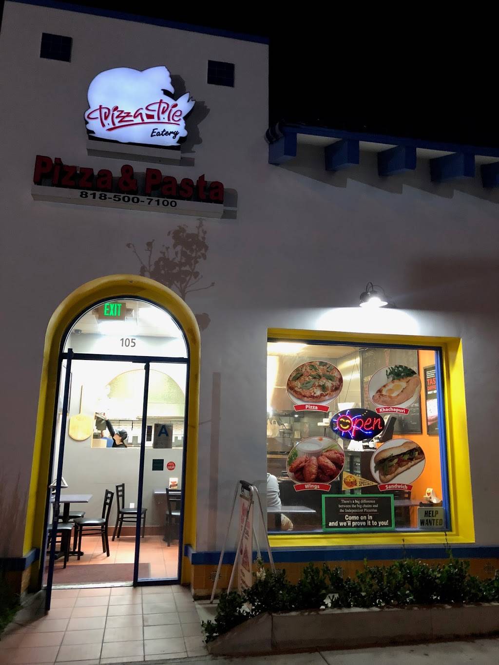 Pizza Pie Eatery | restaurant | 1200 N Pacific Ave, Glendale, CA 91202, USA | 8185007100 OR +1 818-500-7100