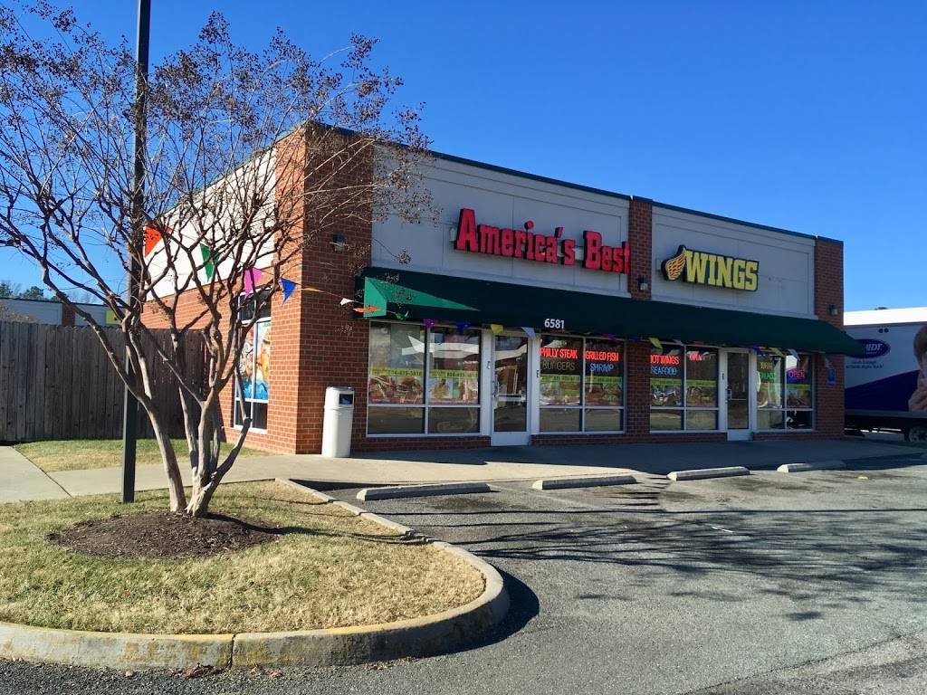 Americas Best Wings | restaurant | 6581 Iron Bridge Rd, North Chesterfield, VA 23234, USA | 8044095818 OR +1 804-409-5818