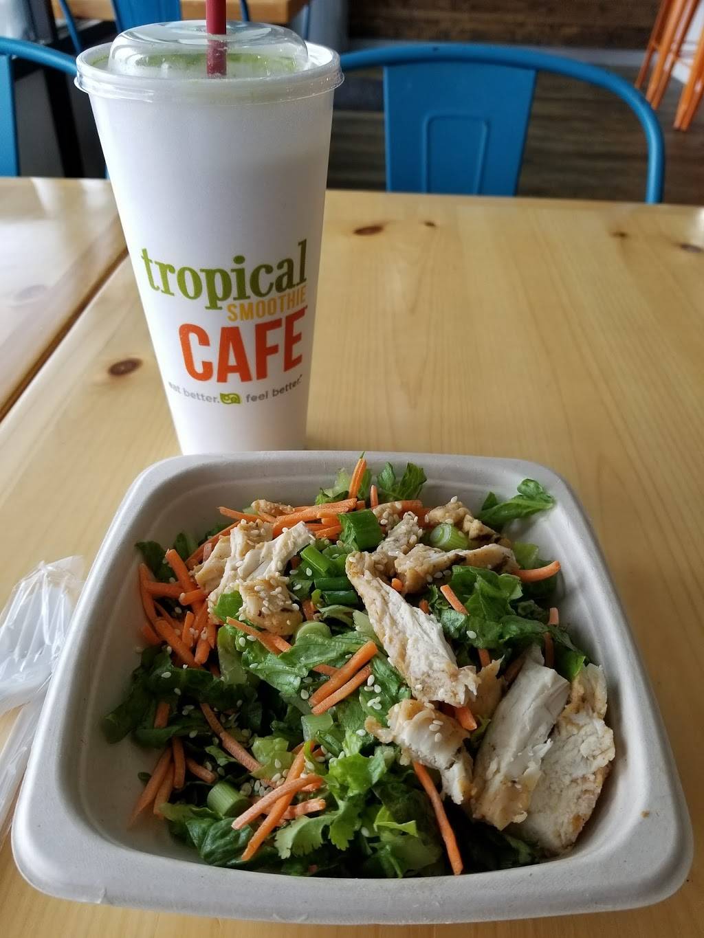 Tropical Smoothie Cafe | restaurant | 14394 N Dale Mabry Hwy, Tampa, FL 33618, USA | 8132523750 OR +1 813-252-3750