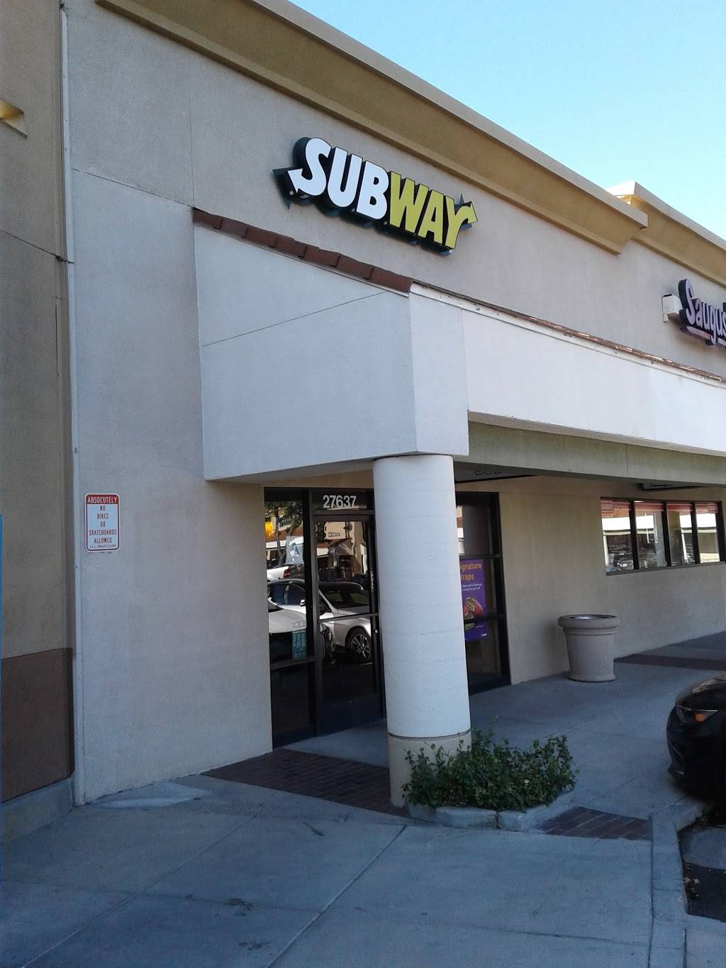 Subway Restaurants | restaurant | 27639 Bouquet Canyon Rd, Saugus, CA 91350, USA | 6612961800 OR +1 661-296-1800
