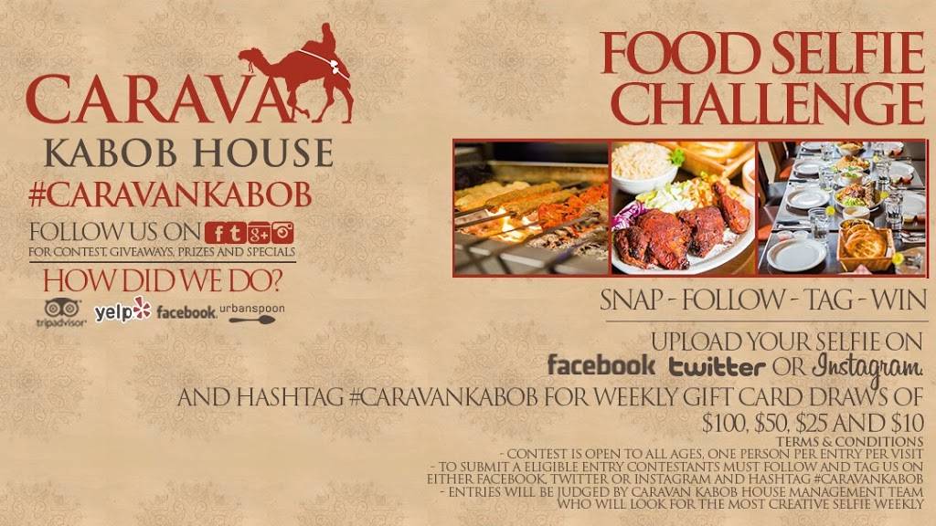 Caravan Kabob House | restaurant | 547 Steeles Ave E, Brampton, ON L6W 4S2, Canada | 9054973876 OR +1 905-497-3876