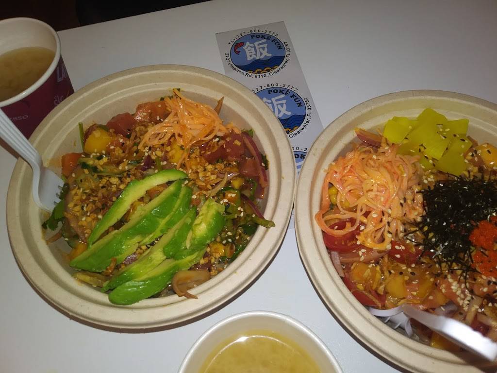 Poke Fun | restaurant | 2727 Ulmerton Rd Suite 110, Clearwater, FL 33762, USA | 7278002772 OR +1 727-800-2772