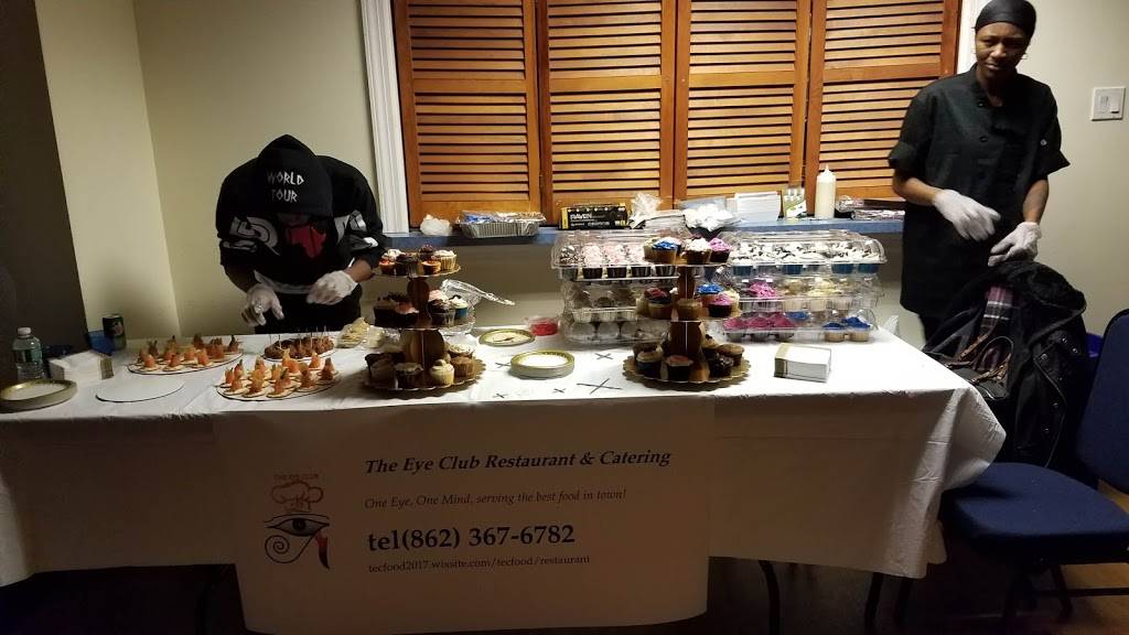 The Eye Club Restaurant & Catering | restaurant | 972 Broad St, Newark, NJ 07102, USA | 8623676782 OR +1 862-367-6782