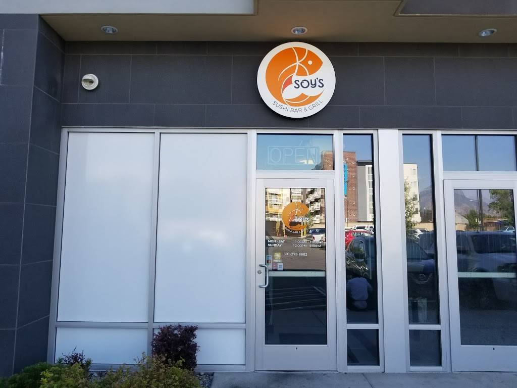 Soys Sushi Bar & Grill | restaurant | 4923 State St, Murray, UT 84107, USA | 8012902764 OR +1 801-290-2764