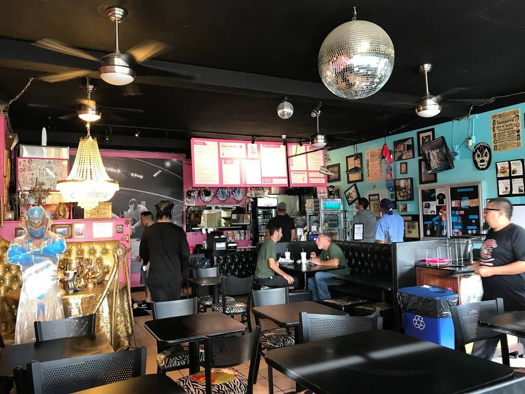 Lucha Libre Taco Shop | restaurant | 1810 W Washington St, San Diego, CA 92103, USA | 6192968226 OR +1 619-296-8226
