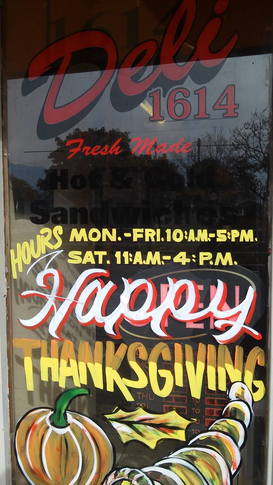 Deli 1614 | meal takeaway | 1614 W Walnut St, Milwaukee, WI 53205, USA | 4149332303 OR +1 414-933-2303