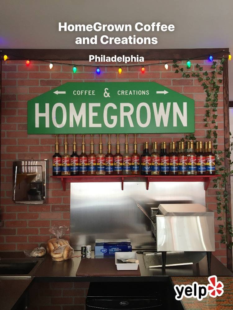 HomeGrown Coffee and Creations | cafe | 1527 W Porter St, Philadelphia, PA 19145, USA | 2153391900 OR +1 215-339-1900