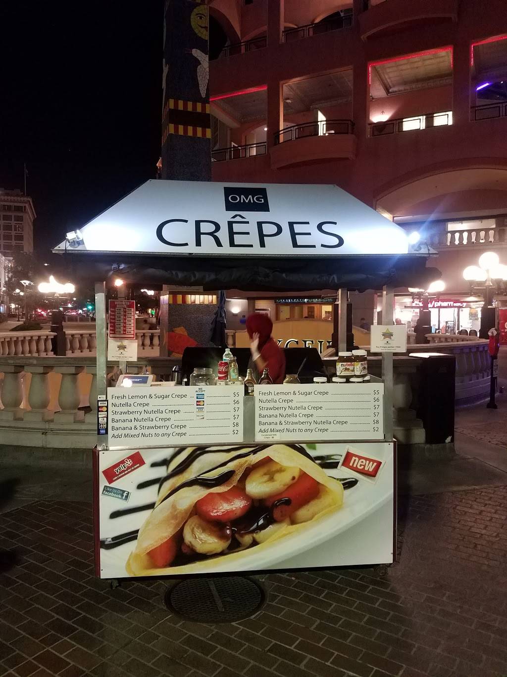 OMG Crepes | restaurant | 3030 Plaza Bonita, National City, CA 91950, USA | 2077989878 OR +1 207-798-9878